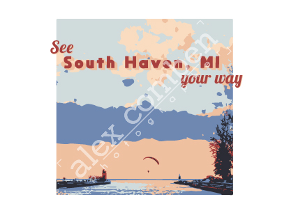 Vintage-style Postcard Designs (Set of 6) - Image 7