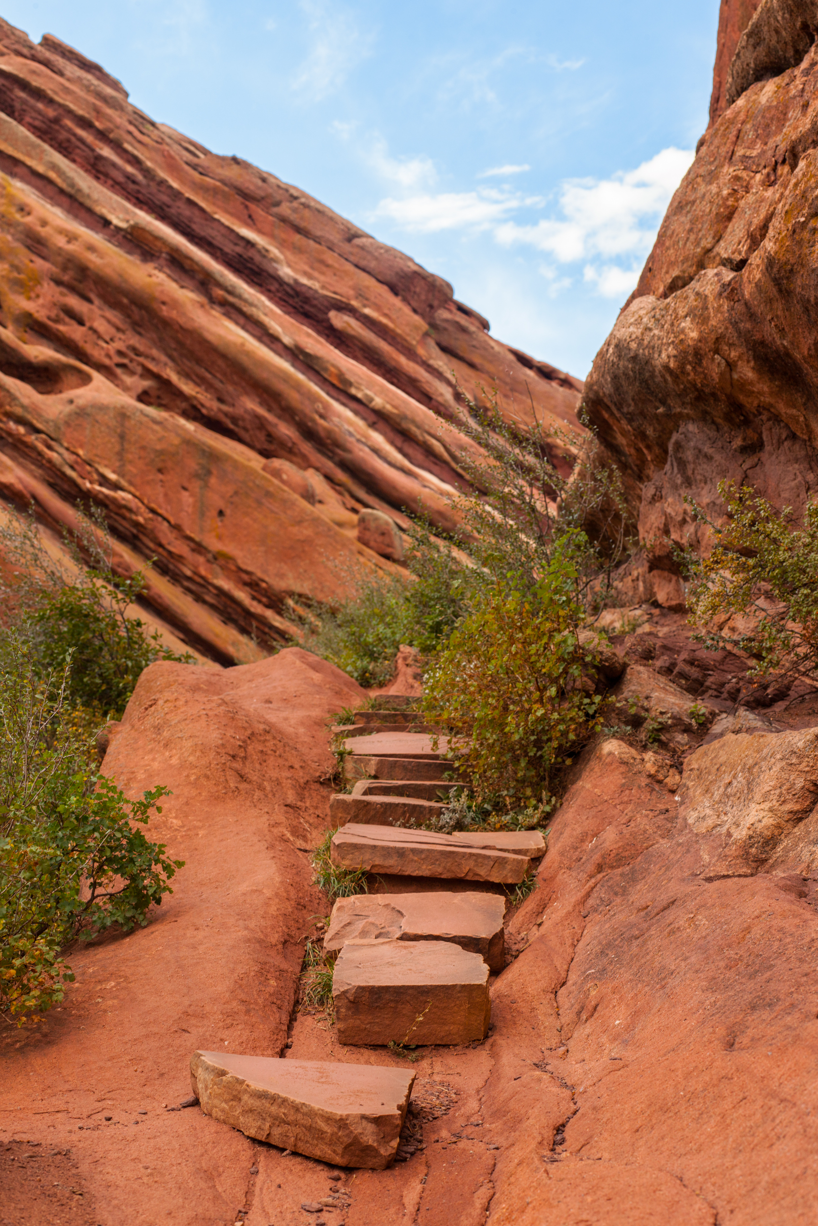 Red stairway