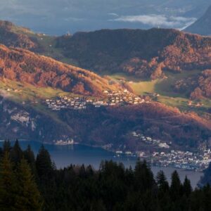 sunset from Pilatus