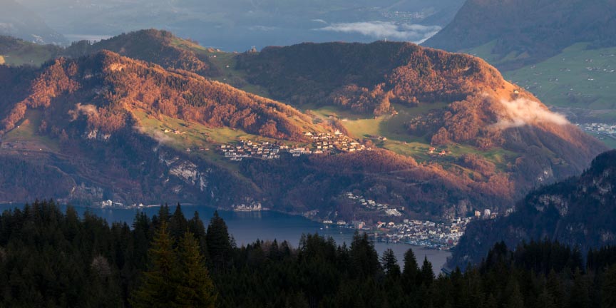 sunset from Pilatus