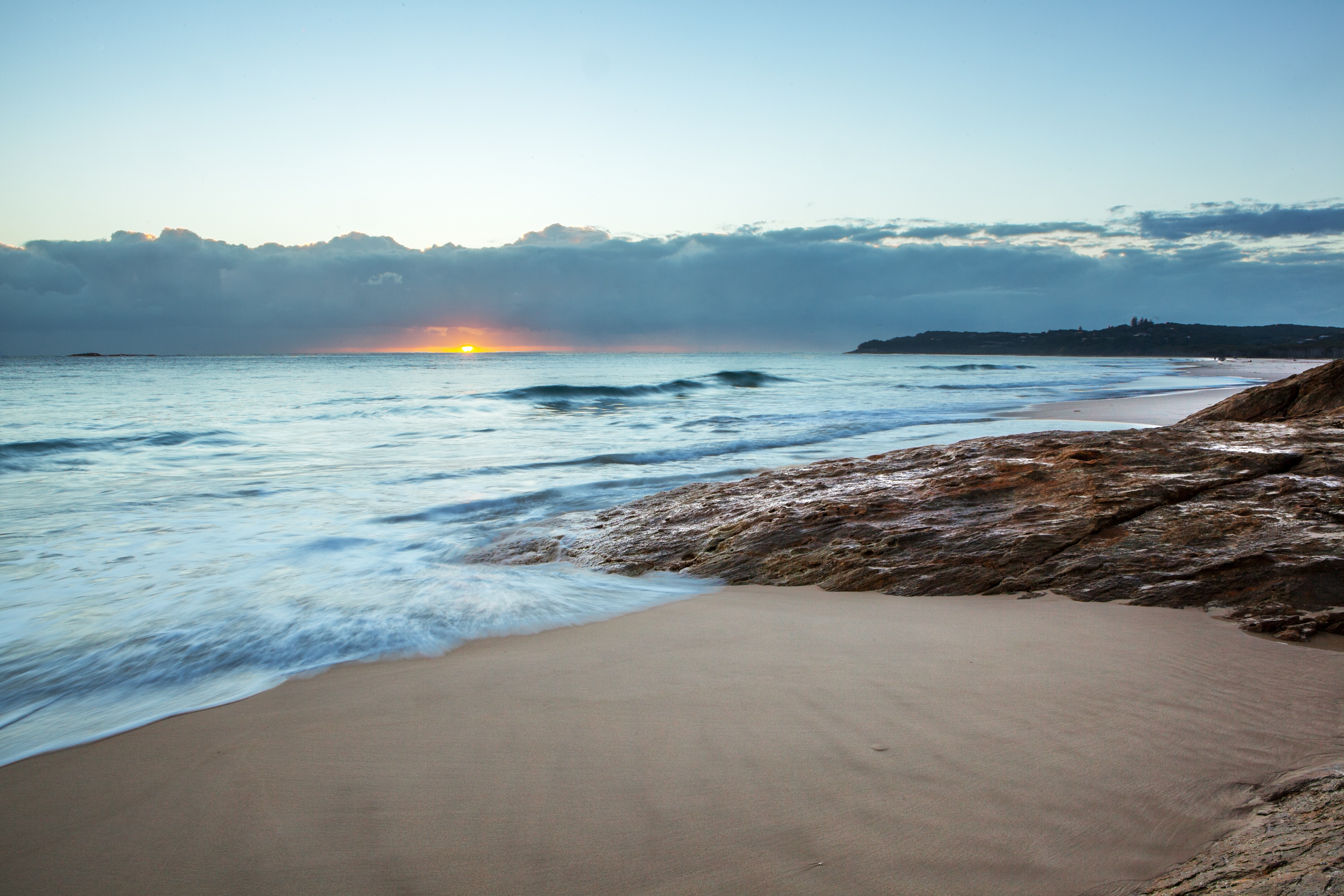 the beach at Adder Rock
