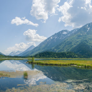 the turnoff at Tern Lake