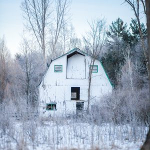 winter barn
